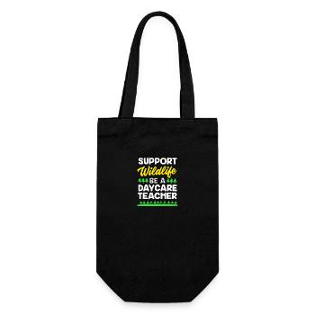 Daycare Center Education Educator Educator - Gift Bag for Bottles - black - Front