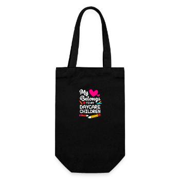 Daycare Center Education Educator Educator - Gift Bag for Bottles - black - Front