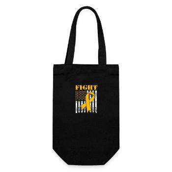Cancer Child - Gift Bag for Bottles - black - Front