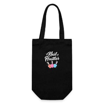 Nail Designer Nail Cosmetics Beautician - Gift Bag for Bottles - black - Front