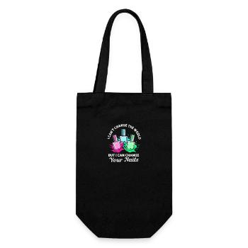 Beautician - Gift Bag for Bottles - black - Front