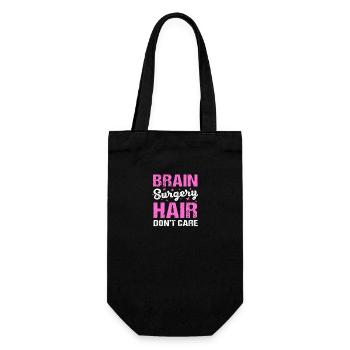 brain tumor tumor brain - Gift Bag for Bottles - black - Front