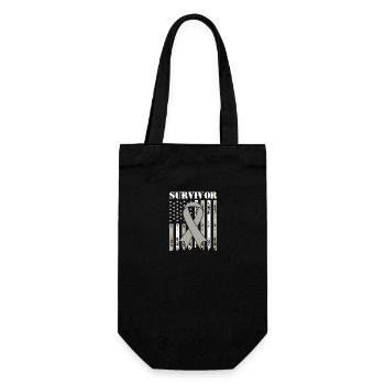brain tumor tumor brain - Gift Bag for Bottles - black - Front