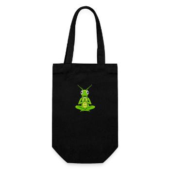 Grasshopper grasshopper - Gift Bag for Bottles - black - Front