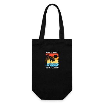 Thai - Gift Bag for Bottles - black - Front