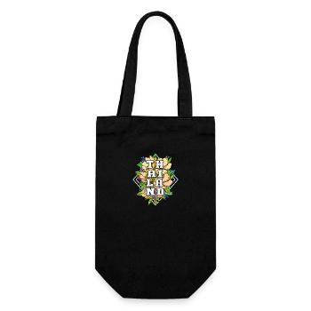 Thai - Gift Bag for Bottles - black - Front