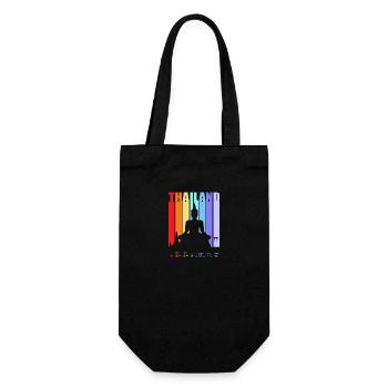 Thai - Gift Bag for Bottles - black - Front