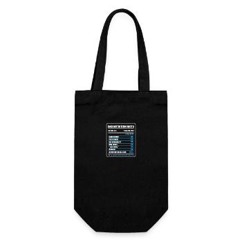 Dad Joke Father's Day Funny Sayings - Gift Bag for Bottles - black - Front