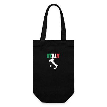 Italy - Gift Bag for Bottles - black - Front