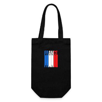 France - Gift Bag for Bottles - black - Front