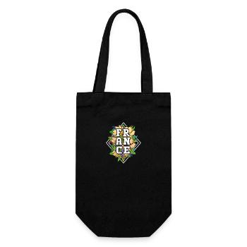 France - Gift Bag for Bottles - black - Front