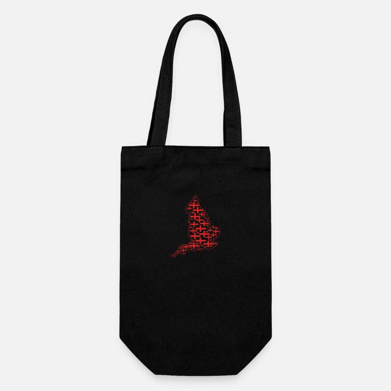 England - Gift Bag for Bottles - black