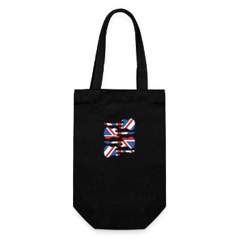England - Gift Bag for Bottles - black - Front