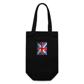 England Englisch - Geschenkbeutel für Flaschen - Schwarz - Vorne