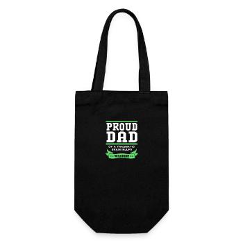 Traumatic brain injury - Gift Bag for Bottles - black - Front