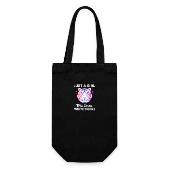 Tigre blanc - Sac à bouteille - noir - Devant
