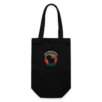 Goldendoodle - Gift Bag for Bottles - black - Front