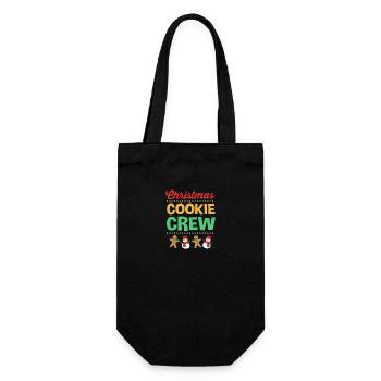 Lebkuchenmann Lebkuchenherz Lebkuchen Naschen - Geschenkbeutel für Flaschen - Schwarz - Vorne