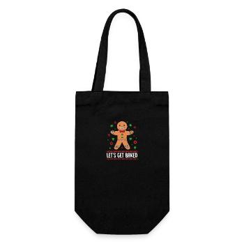 bonhomme en pain d’épice Coeur en pain d’épice Snacking en pain d’épice - Sac à bouteille - noir - Devant