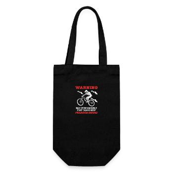 Mountain biking Mountain biking Mountain bikers - Gift Bag for Bottles - black - Front