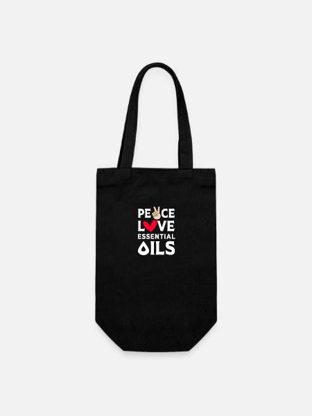Huile essentielle - Sac à bouteille - noir