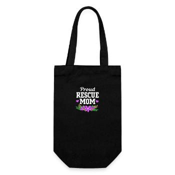 Cat Rescue Animal Rights Animal Rescue Animal Shelter - Gift Bag for Bottles - black - Front