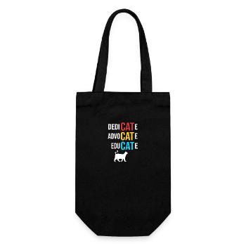 Cat Rescue Animal Rights Animal Rescue Animal Shelter - Gift Bag for Bottles - black - Front