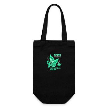 Pcos Awareness - Gift Bag for Bottles - black - Front