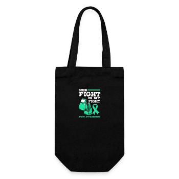 Pcos Awareness - Gift Bag for Bottles - black - Front
