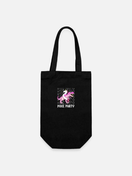 Pool Party - Geschenkbeutel für Flaschen - Schwarz