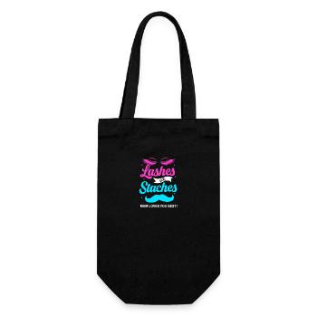 Weihnachten Gender Reveal Neugeborenes Babysprüche - Geschenkbeutel für Flaschen - Schwarz - Vorne