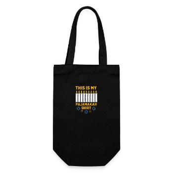 Hanukkah - Gift Bag for Bottles - black - Front
