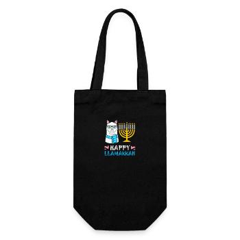 Hanukkah - Gift Bag for Bottles - black - Front