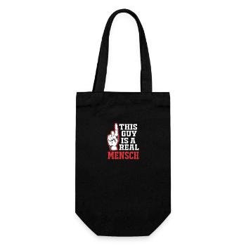 Hanukkah - Gift Bag for Bottles - black - Front