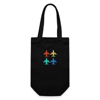 Pilote d’avion - Sac à bouteille - noir - Devant