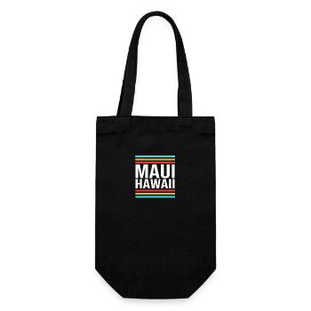 Maui Hawaii Hawaiian - Gift Bag for Bottles - black - Front