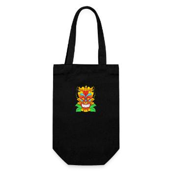 Maui Hawaii Hawaiian - Geschenkbeutel für Flaschen - Schwarz - Vorne