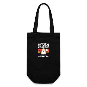 Guinea pig - Gift Bag for Bottles - black - Front