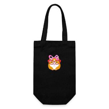 Guinea pig - Gift Bag for Bottles - black - Front