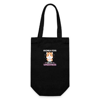 Guinea pig - Gift Bag for Bottles - black - Front
