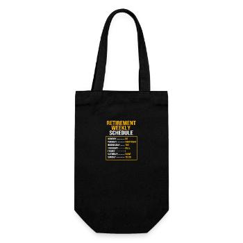Retirement Pensioner Pensioner - Gift Bag for Bottles - black - Front
