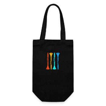 Clarinet - Gift Bag for Bottles - black - Front