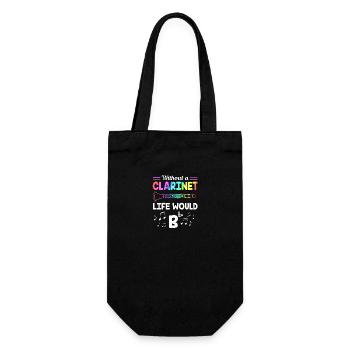 Clarinet - Gift Bag for Bottles - black - Front
