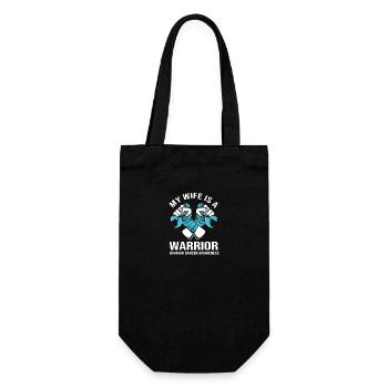 Cancer de l’ovaire Cancer survivant Cancer - Sac à bouteille - noir - Devant