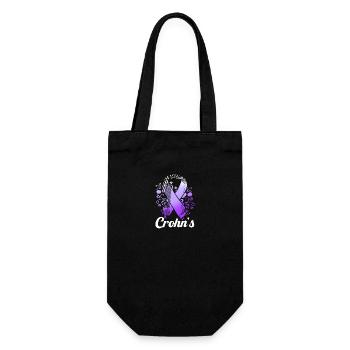 Crohn's disease - Gift Bag for Bottles - black - Front