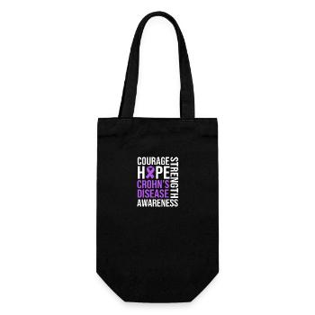 Crohn's disease - Gift Bag for Bottles - black - Front