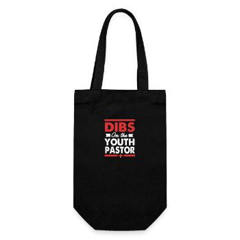 Youth pastor - Gift Bag for Bottles - black - Front