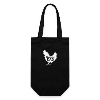 Chicken Poultry - Gift Bag for Bottles - black - Front