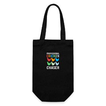 Chicken Poultry - Gift Bag for Bottles - black - Front