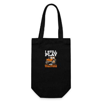 Farmer Farmer Farmer's Wife Farm - Gift Bag for Bottles - black - Front